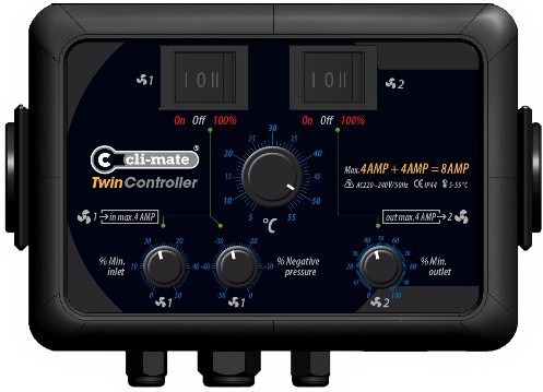 TWIN CONTROLLER 24A (12+12) CLI-MATE